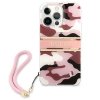 Guess GUHCP13XKCABPI iPhone 13 Pro Max 6,7 różowy/pink hardcase Camo Strap Collection